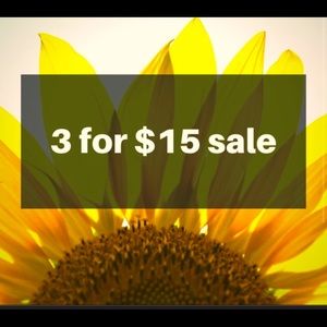 🌼3 for $15🌼
